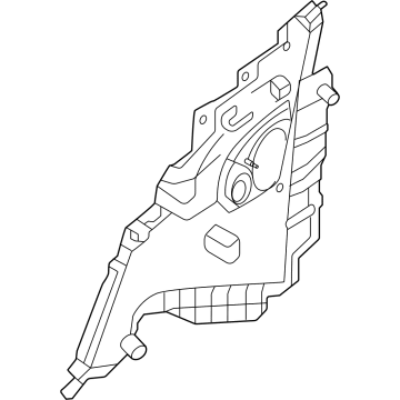 Mercedes-Benz 232-690-65-00-9K21 Lower Quarter Trim