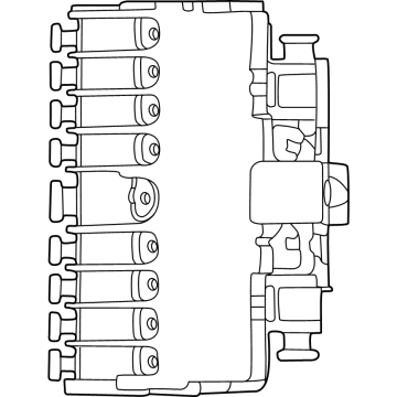 2023 Mercedes-Benz EQE 500 SUV Fuse Box - 297-540-73-16