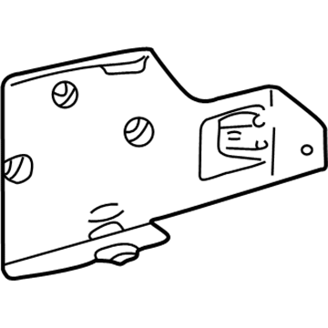 Mercedes-Benz 163-542-60-40 Control Module Bracket