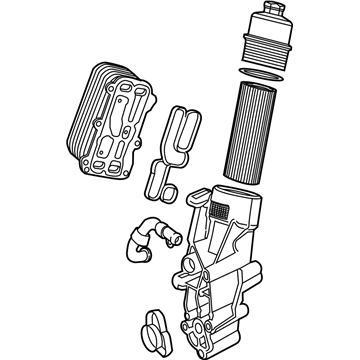 2017 Mercedes-Benz GLA250 Oil Filter Housing - 133-180-02-10