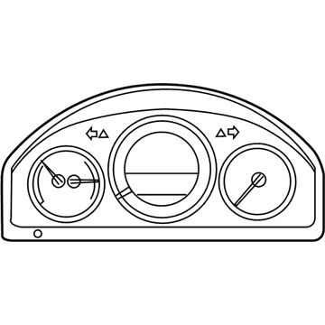 2014 Mercedes-Benz C250 Instrument Cluster - 204-900-53-13-80