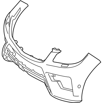 Mercedes-Benz 166-885-47-25-9999 Bumper Cover