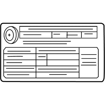 Mercedes-Benz 204-584-31-00 Warning Label