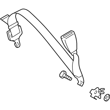 Mercedes-Benz 210-860-31-85-7E45 Lap & Shoulder Belt