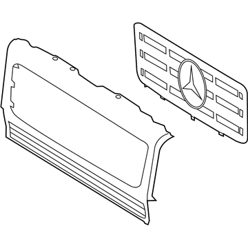 Mercedes-Benz 463-880-22-00 Grille Assembly