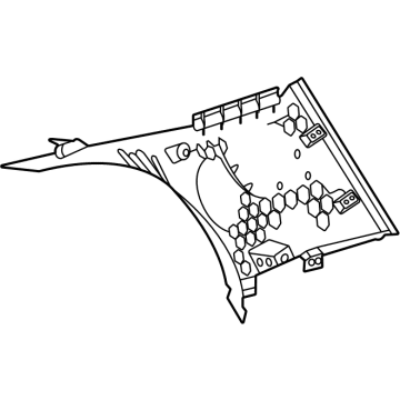 Mercedes-Benz EQB 350 Pillar Panels - 243-690-70-00-8T92