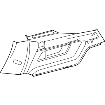 Mercedes-Benz 243-690-65-00-9051 Lower Trim Panel