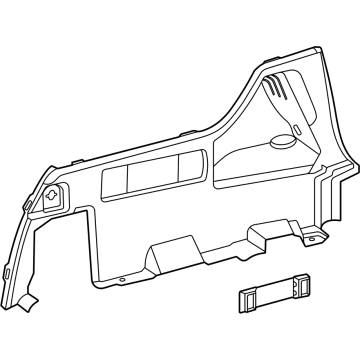 Mercedes-Benz 243-690-28-00-9E07 Trunk Trim Panel