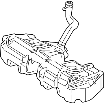 2008 Mercedes-Benz CLK550 Fuel Tank - 209-470-22-01