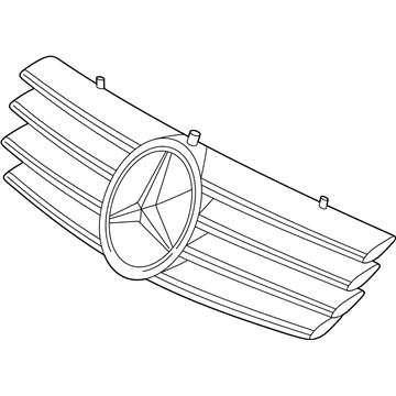 Mercedes-Benz 215-880-02-83 Grille Assembly