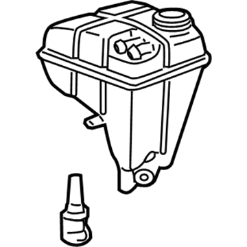 2009 Mercedes-Benz SL550 Coolant Reservoir - 230-500-02-49