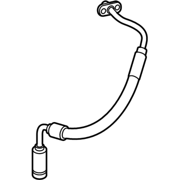 Mercedes-Benz 222-320-05-54 HIGH-PRESSURE LINE