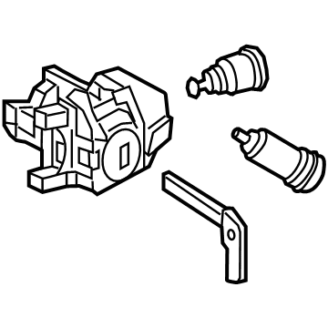 2023 Mercedes-Benz C43 AMG Door Lock Cylinder - 099-760-71-02