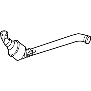 Mercedes-Benz 204-490-10-47-80 Converter & Pipe