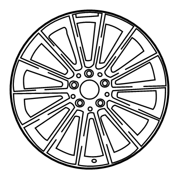 Mercedes-Benz 238-401-02-00-7X44 Wheel