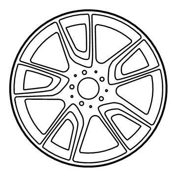 Mercedes-Benz 213-401-06-00-7X44 Wheel