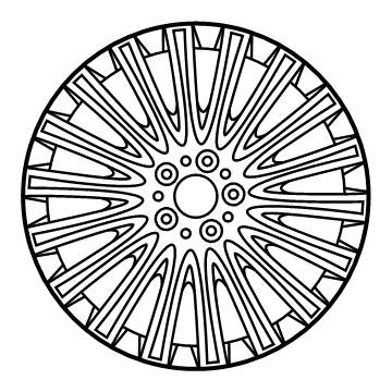 Mercedes-Benz 213-401-25-00-7X23 Wheel