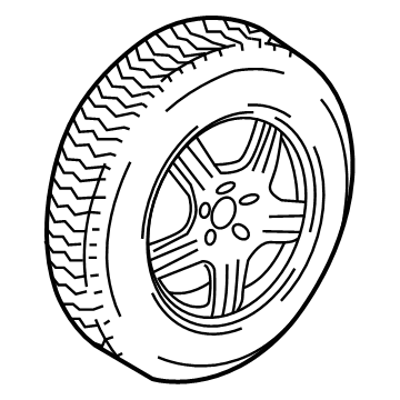 Mercedes-Benz 213-401-50-00-7X71 Wheel