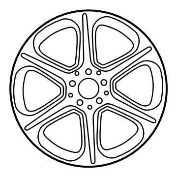 Mercedes-Benz 213-401-21-00-7X23 Wheel