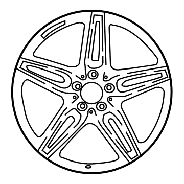 Mercedes-Benz 213-401-57-00-7X44 Wheel