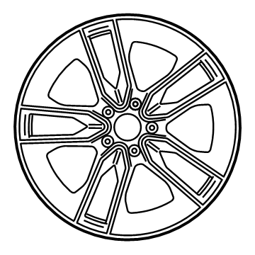 Mercedes-Benz 213-401-74-00-7X21 Wheel