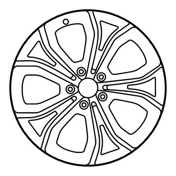 Mercedes-Benz 213-401-34-00-7X23 Wheel