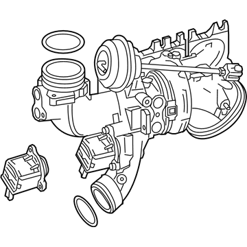 2021 Mercedes-Benz GLC43 AMG Turbocharger - 276-090-19-00