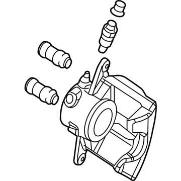 2016 Mercedes-Benz CLS400 Brake Caliper - 204-421-39-81