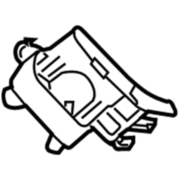 Mercedes-Benz 204-546-08-43 ABS Sensor Bracket