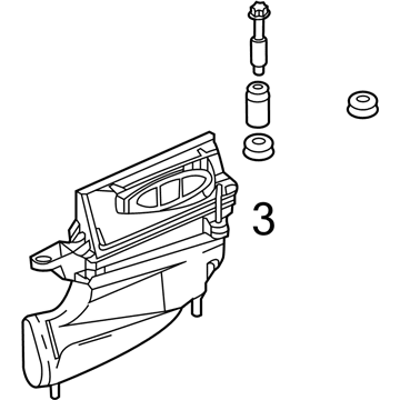 Mercedes-Benz 642-090-44-01 Air Cleaner Assembly