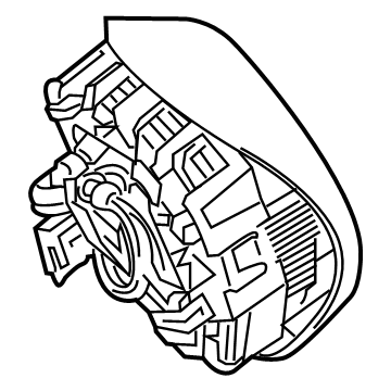 Mercedes-Benz 000-860-19-04-9116 Driver Inflator Module