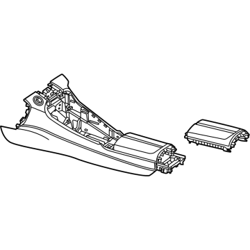 Mercedes-Benz 232-680-10-01-8V48 Front Console