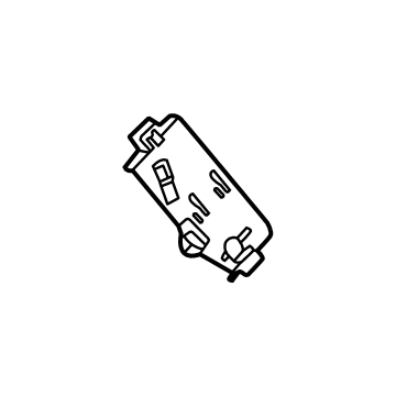 Mercedes-Benz 223-545-79-00 Control Module Bracket