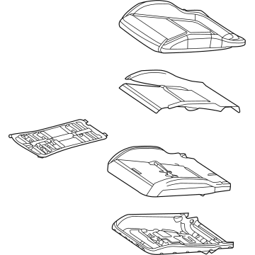 Mercedes-Benz 190-910-28-10-9E38 Cushion Assembly