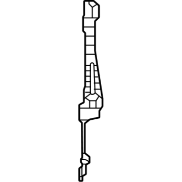 Mercedes-Benz 296-545-13-00 Control Module Bracket