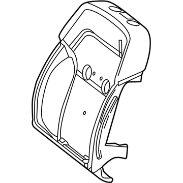 Mercedes-Benz 166-910-24-03 Seat Back Pad