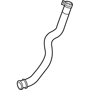 Mercedes-Benz 212-501-04-25 Vent Hose