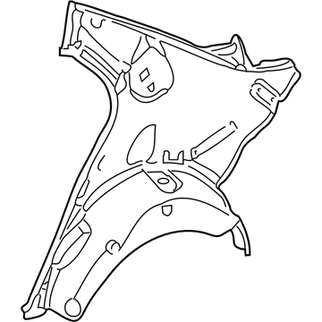 Mercedes-Benz 219-630-03-13 Inner Panel