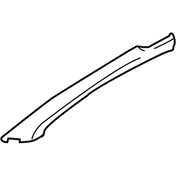 Mercedes-Benz 230-690-35-25-7J93 Windshield Pillar Trim