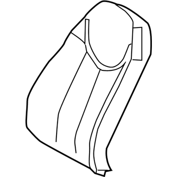 Mercedes-Benz 230-910-13-16 Seat Back Pad