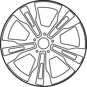 Mercedes-Benz 205-401-28-02-7X23 Wheel, Alloy