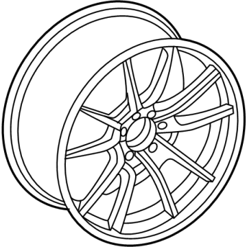 Mercedes-Benz 205-401-74-00-7X71 Wheel, Alloy