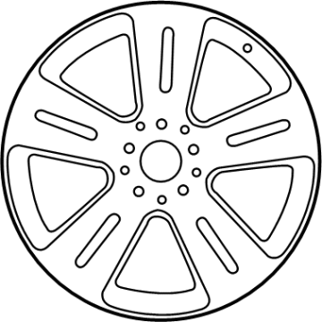 Mercedes-Benz 205-401-67-00-7X21 Wheel, Alloy