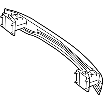 Mercedes-Benz 204-610-02-14 Impact Bar