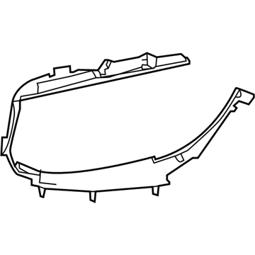 Mercedes-Benz 217-826-00-58 Headlamp Assembly Seal