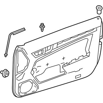 Mercedes-Benz 207-720-21-70-8P64 Door Trim Panel