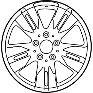 Mercedes-Benz 6-6-03-1467 Wheel