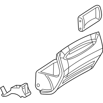 Mercedes-Benz 209-680-00-98-5D89 Glove Box Door