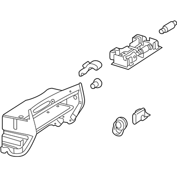 Mercedes-Benz 209-680-00-50 Glove Box Frame