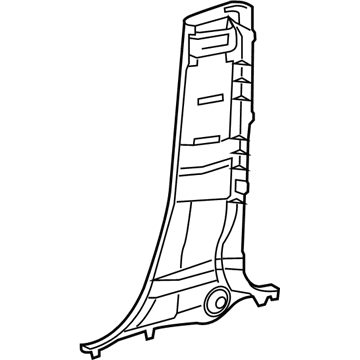 Mercedes-Benz 246-692-01-22-9H68 Lower Center Pillar Trim